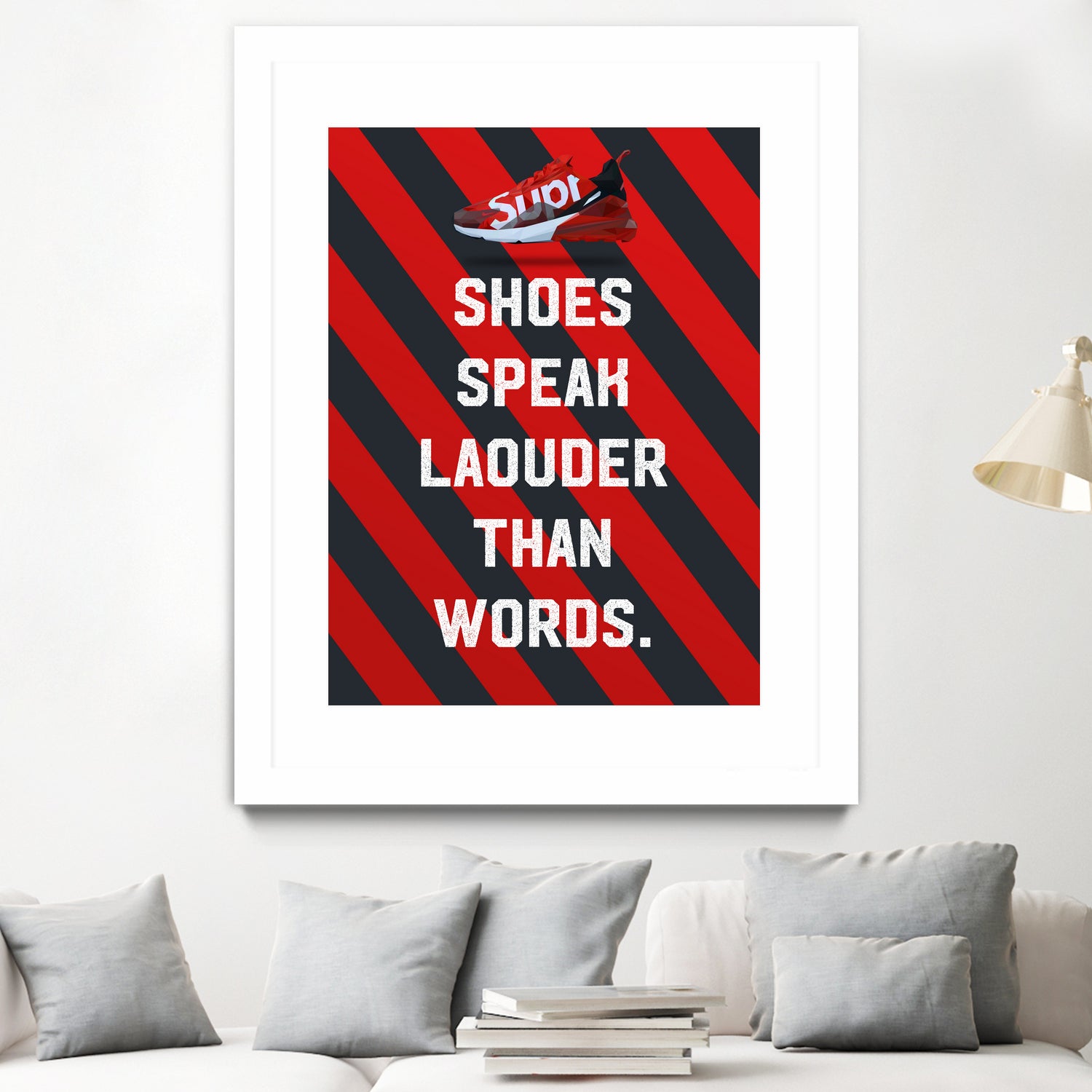 sneaker quotes MOTIVATION  by Artnesia on GIANT ART