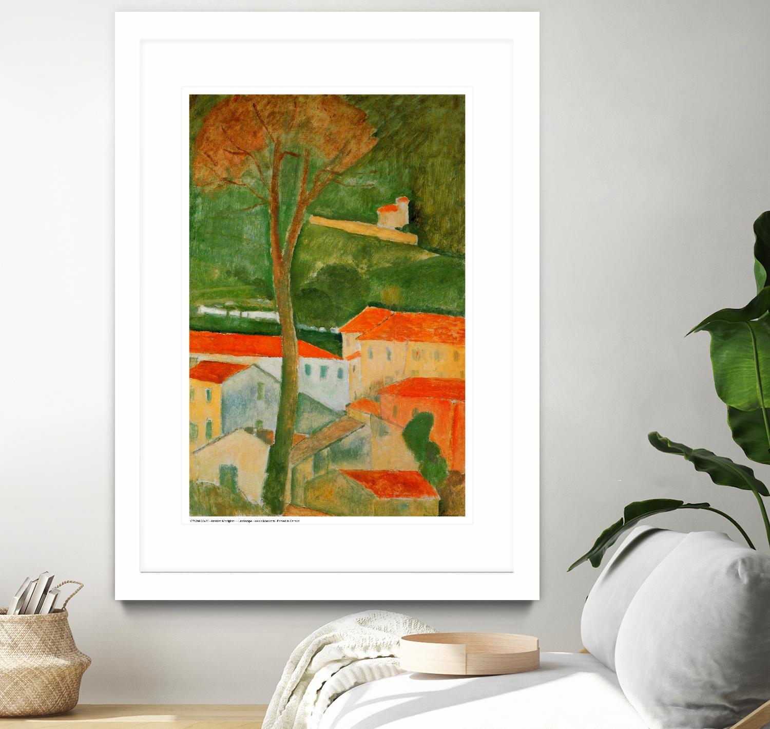 Landscape by Amedeo Modigliani on GIANT ART - green master