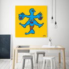 Butterfly Totem by Yaro on GIANT ART - blue art for kids