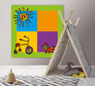 Tricycle by Yaro on GIANT ART - orange art for kids