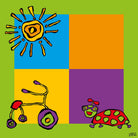 Tricycle by Yaro on GIANT ART - orange art for kids