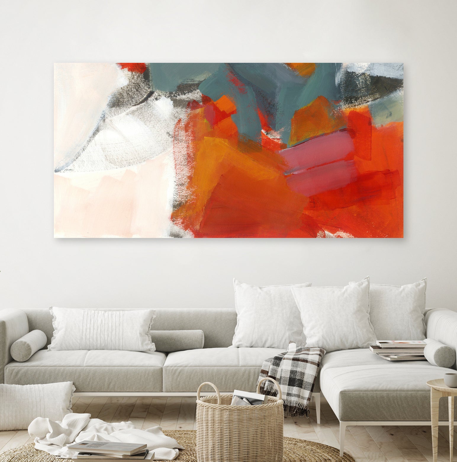 Abstraction 4 by Diane Lambin on GIANT ART - red abstract artiste québécois