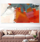 Abstraction 4 by Diane Lambin on GIANT ART - red abstract artiste québécois