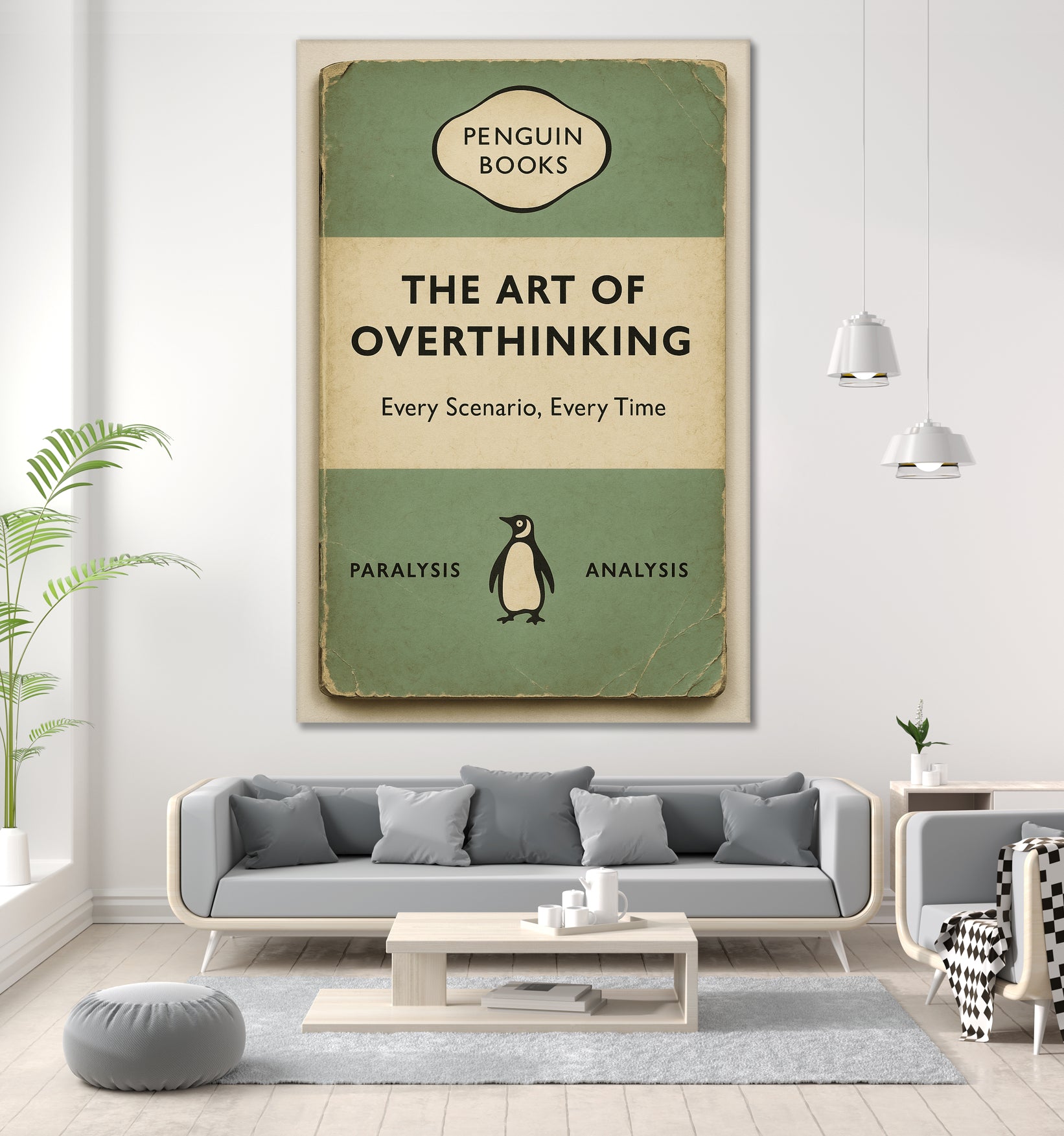 The Art of Overthinking by M Studio on GIANT ART - green positive vibes motivation