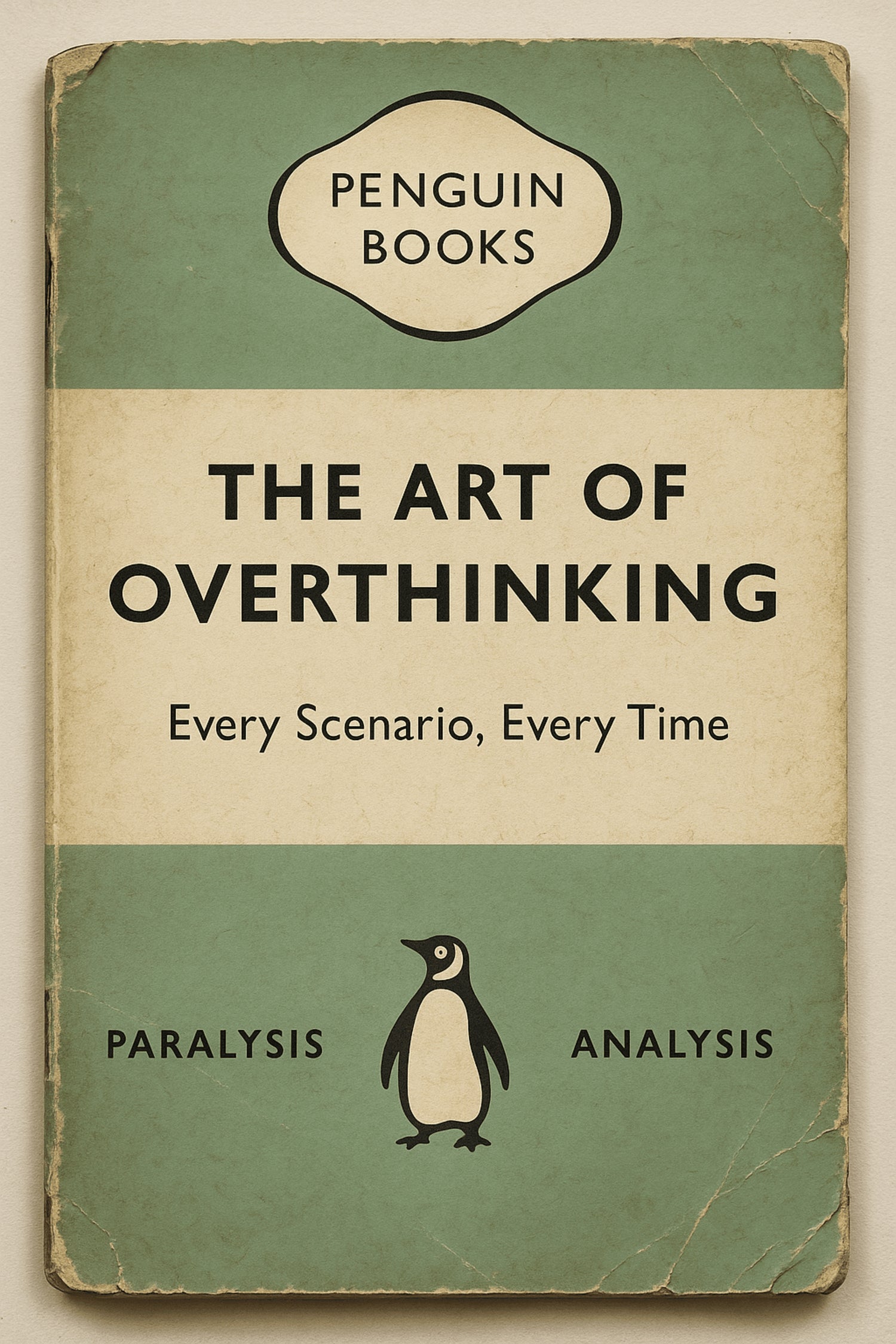 The Art of Overthinking by M Studio on GIANT ART - green positive vibes motivation