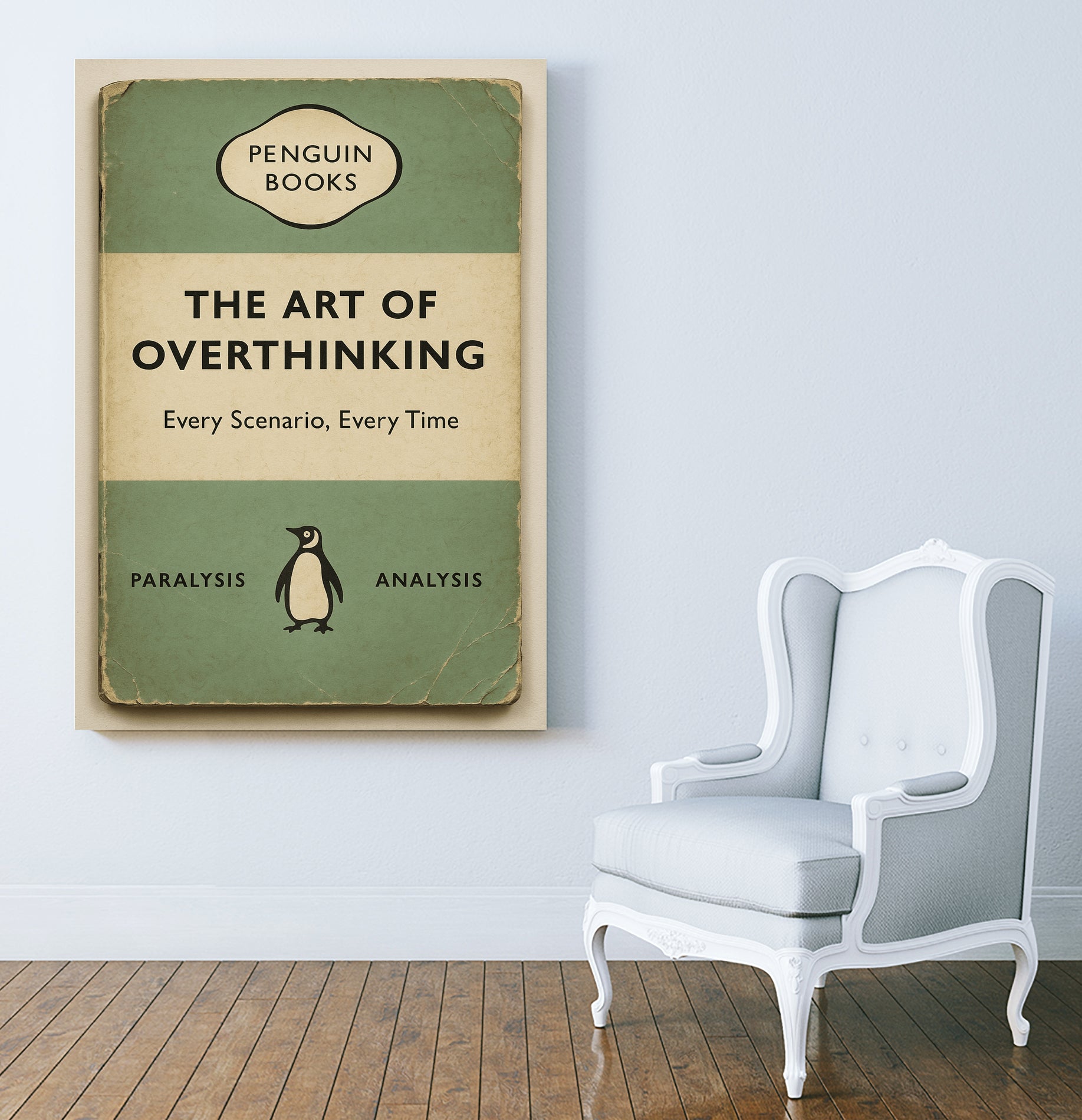 The Art of Overthinking by M Studio on GIANT ART - green positive vibes motivation