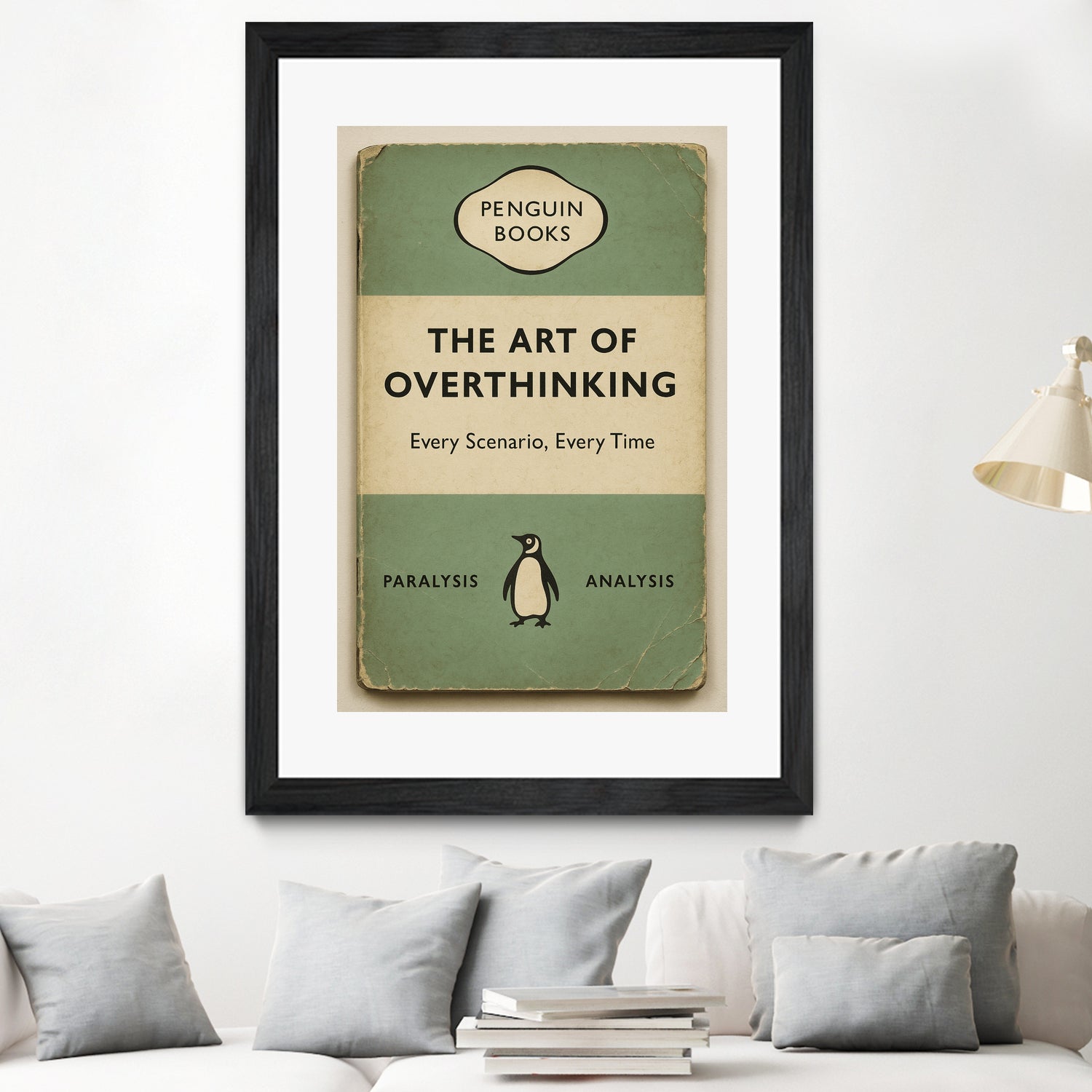 The Art of Overthinking by M Studio on GIANT ART - green positive vibes motivation