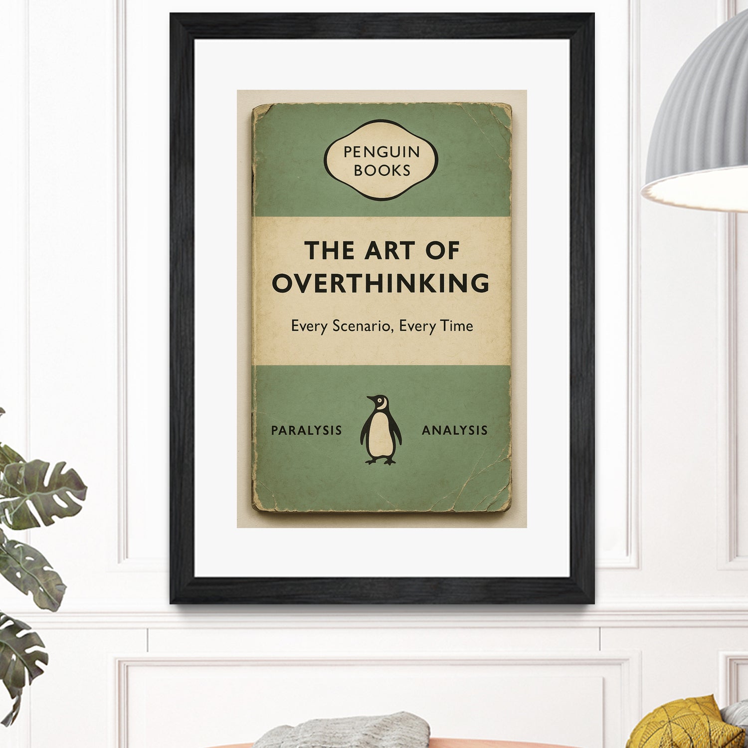 The Art of Overthinking by M Studio on GIANT ART - green positive vibes motivation