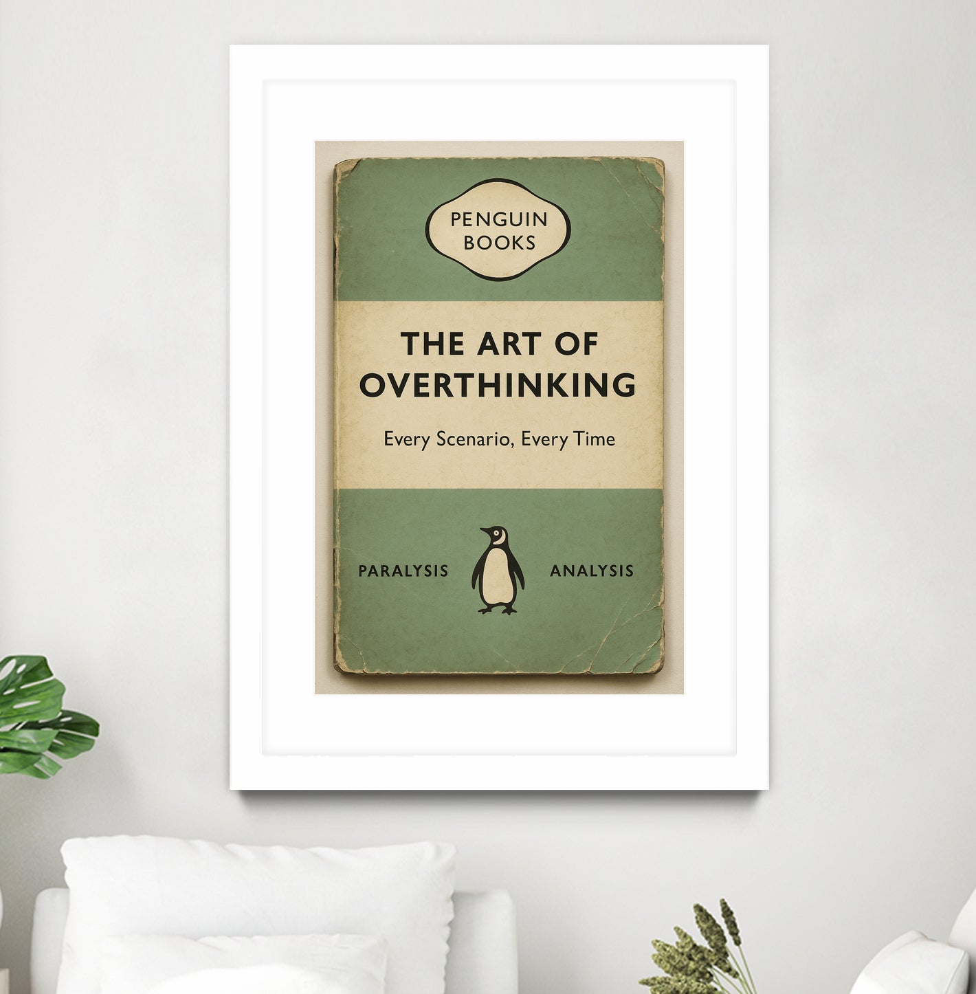 The Art of Overthinking by M Studio on GIANT ART - green positive vibes motivation