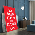 Keep Calm and Carry On by M Studio on GIANT ART - motivation