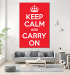 Keep Calm and Carry On by M Studio on GIANT ART - motivation