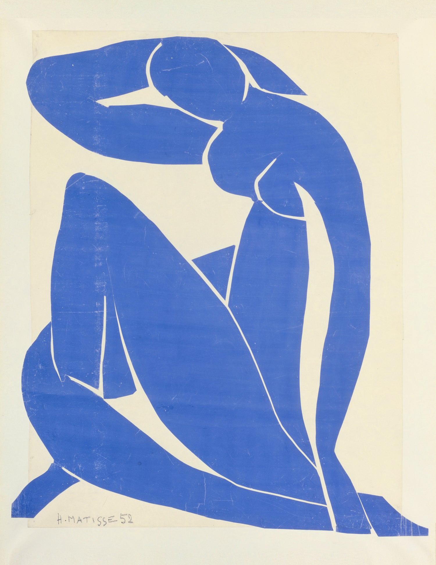 Nu Bleu II, 1952 by Henri Matisse on GIANT ART - blue museums