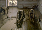 The Floor Scrapers, 1875 by Gustave Caillebotte on GIANT ART - brown figurative