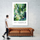 Le jardin by M Studio on GIANT ART - pink flowers