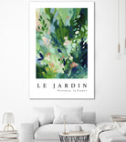 Le jardin by M Studio on GIANT ART - pink flowers