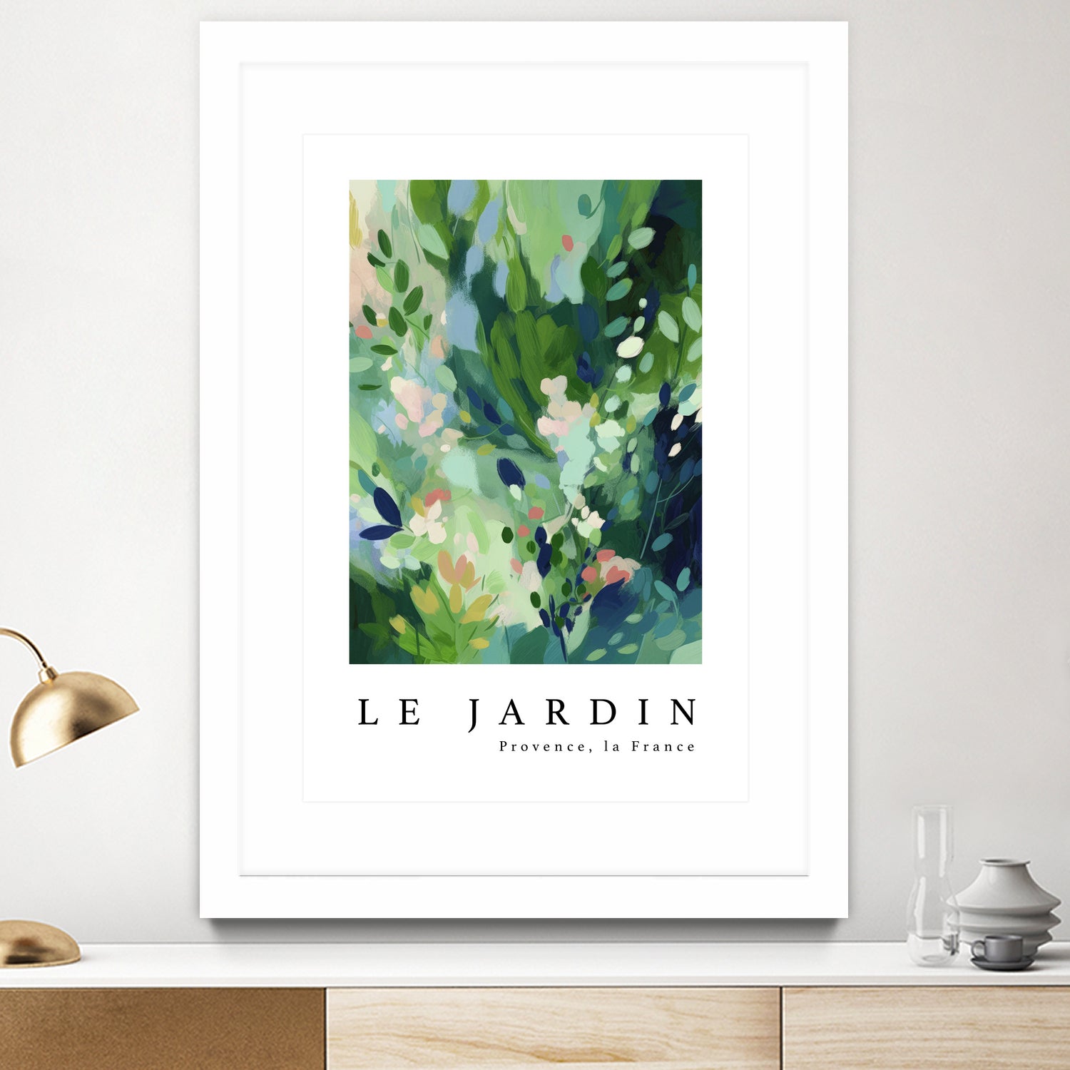 Le jardin by M Studio on GIANT ART - pink flowers