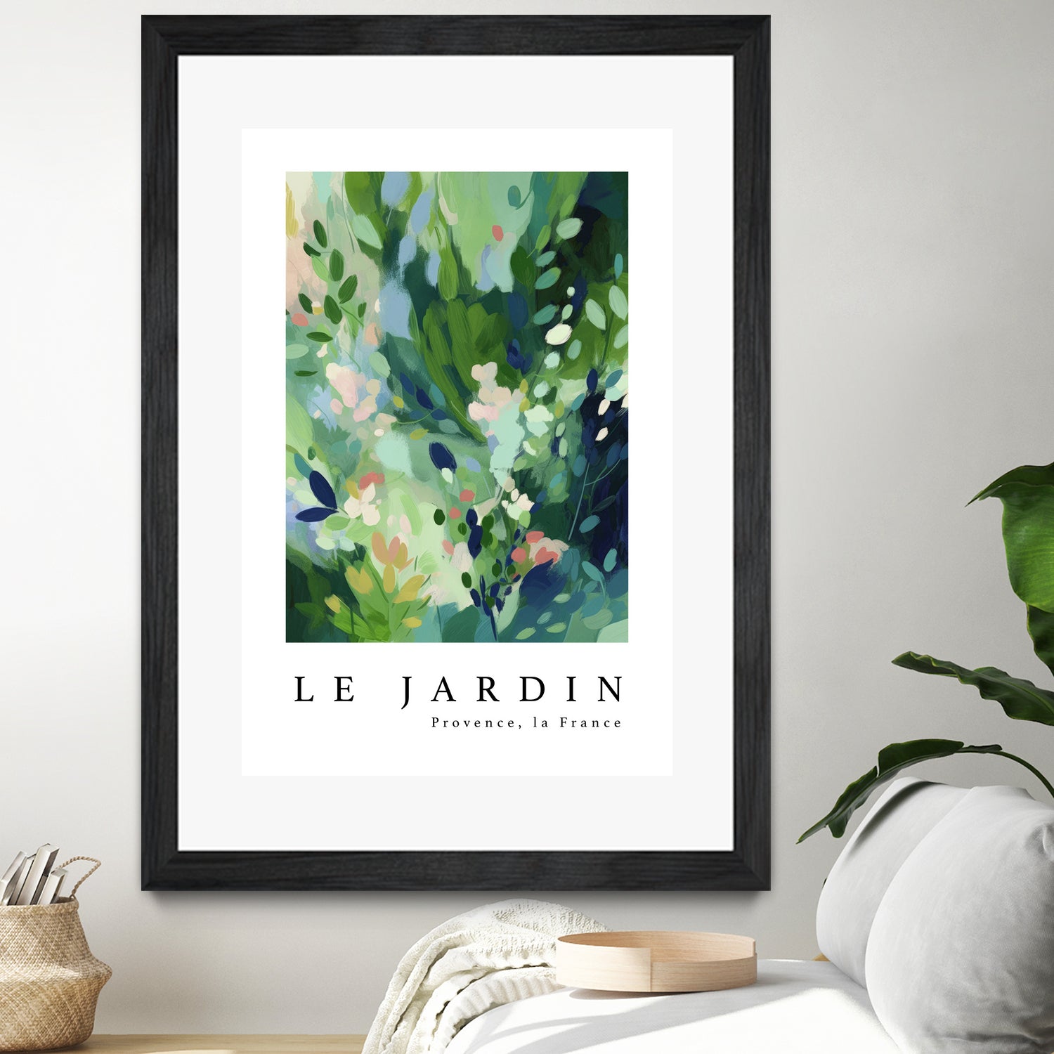 Le jardin by M Studio on GIANT ART - pink flowers