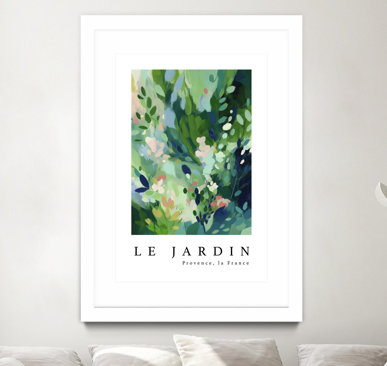 Le jardin by M Studio on GIANT ART - pink flowers