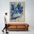 Breathe in the Ocean by Janet London on GIANT ART - blue abstract