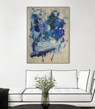 Breathe in the Ocean by Janet London on GIANT ART - blue abstract