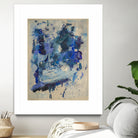 Breathe in the Ocean by Janet London on GIANT ART - blue abstract