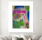 Spring is Sprung by Janet London on GIANT ART - pink abstract