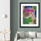 Spring is Sprung by Janet London on GIANT ART - pink abstract