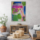 Spring is Sprung by Janet London on GIANT ART - pink abstract