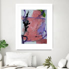 Pink Rage No 3 by Janet London on GIANT ART - coral pink abstract