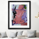 Pink Rage No 3 by Janet London on GIANT ART - coral pink abstract