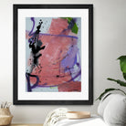 Pink Rage No 3 by Janet London on GIANT ART - coral pink abstract