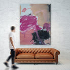 Pink Meltdown by Janet London on GIANT ART - black abstract