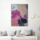 Pink Meltdown by Janet London on GIANT ART - black abstract