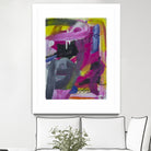 The Madness of Love by Janet London on GIANT ART - fluo pink abstract