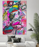 Art is Love by Janet London on GIANT ART - pink abstract