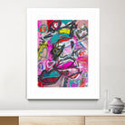 Art is Love by Janet London on GIANT ART - pink abstract