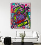 Love is Everything by Janet London on GIANT ART - red abstract