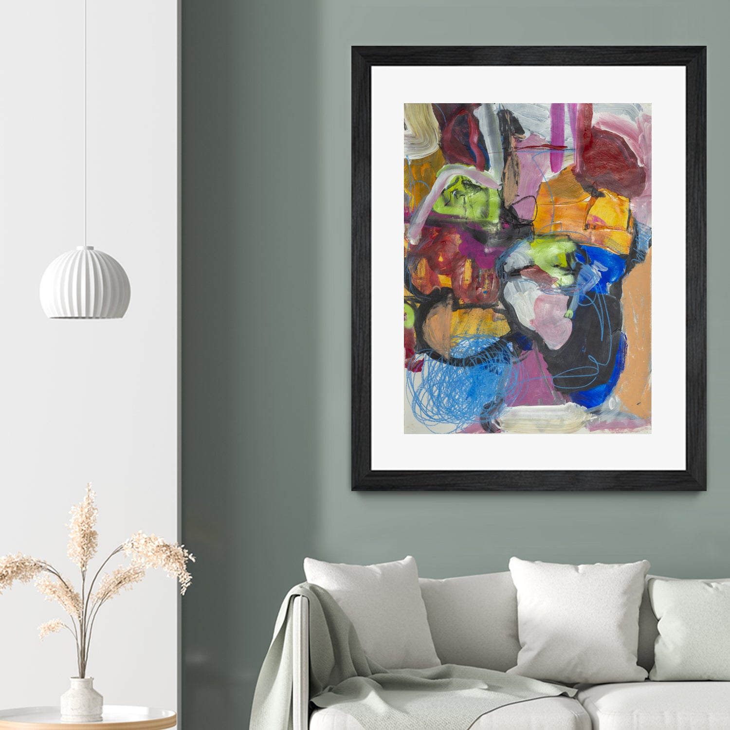 Landscape of Love by Janet London on GIANT ART - multi colours abstract