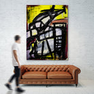 The Helicopter Comes Home by Janet London on GIANT ART - black abstract