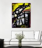 The Helicopter Comes Home by Janet London on GIANT ART - black abstract