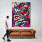 The Lips of Love by Janet London on GIANT ART - pink abstract