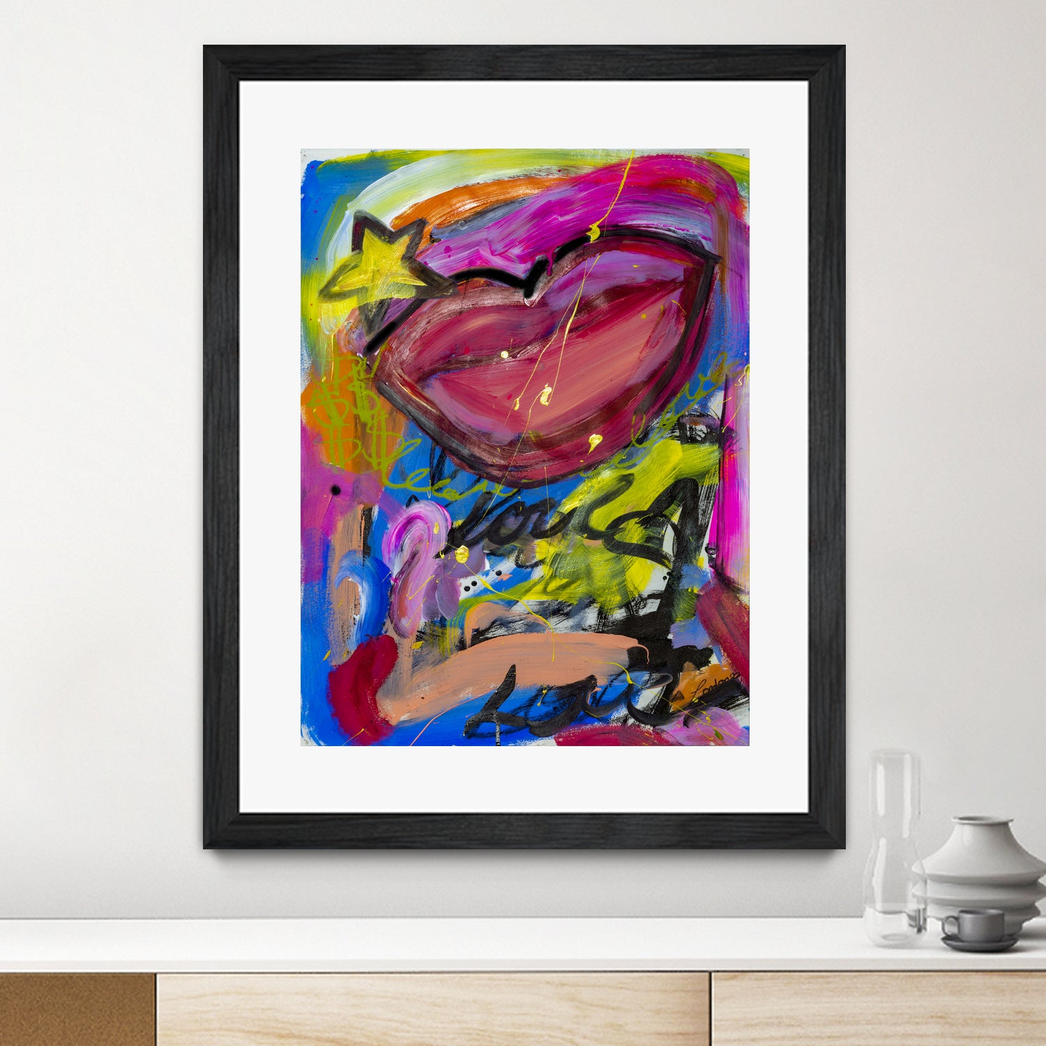 A Star is Born by Janet London on GIANT ART - pink abstract