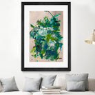 Endless Turquoise and Green No 2 by Janet London on GIANT ART - green abstract