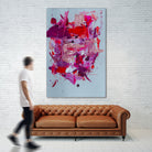 The Power of Pink by Janet London on GIANT ART - red abstract