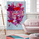 The Power of Pink by Janet London on GIANT ART - red abstract