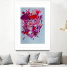 The Power of Pink by Janet London on GIANT ART - red abstract