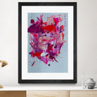 The Power of Pink by Janet London on GIANT ART - red abstract