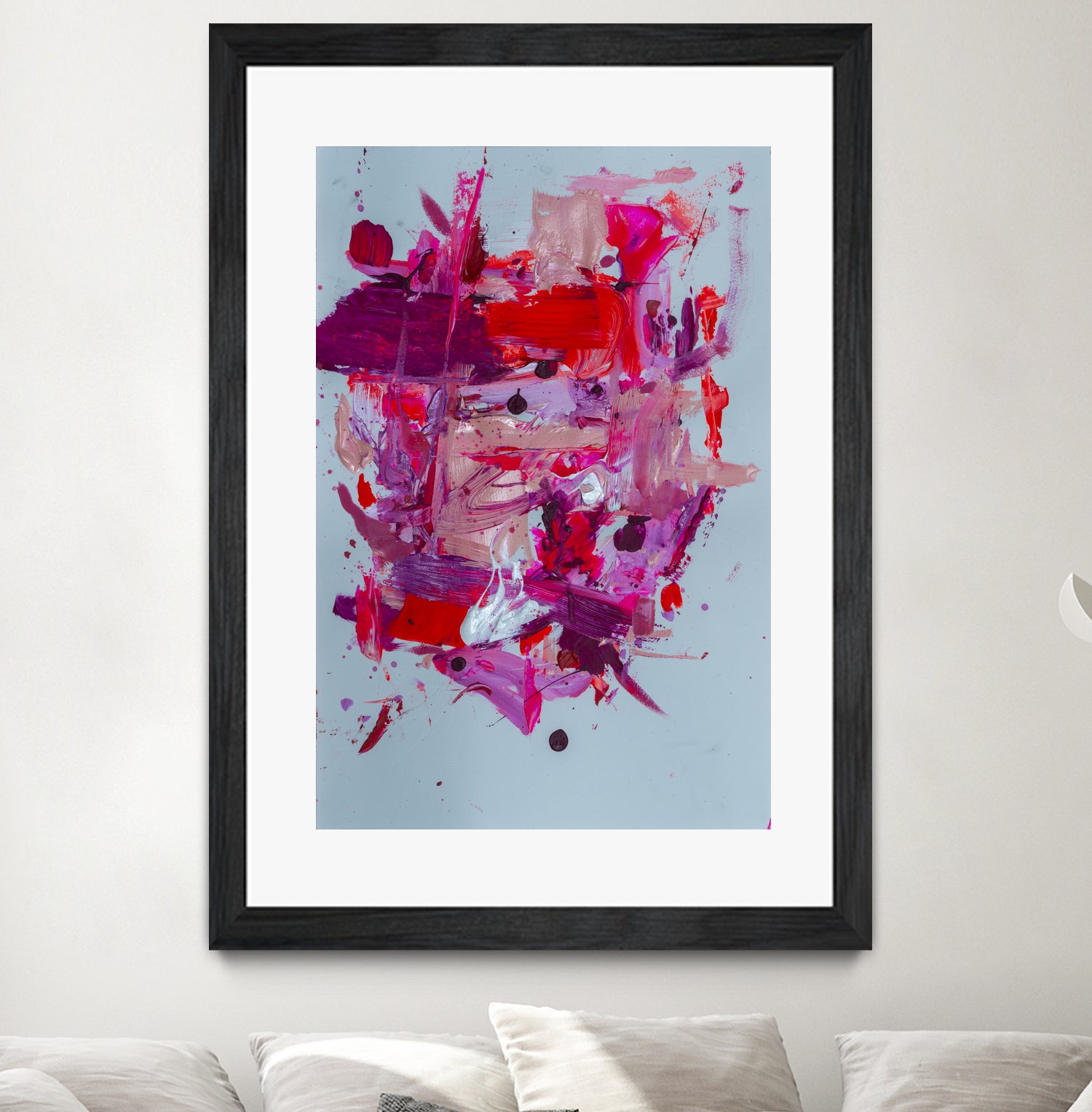 The Power of Pink by Janet London on GIANT ART - red abstract