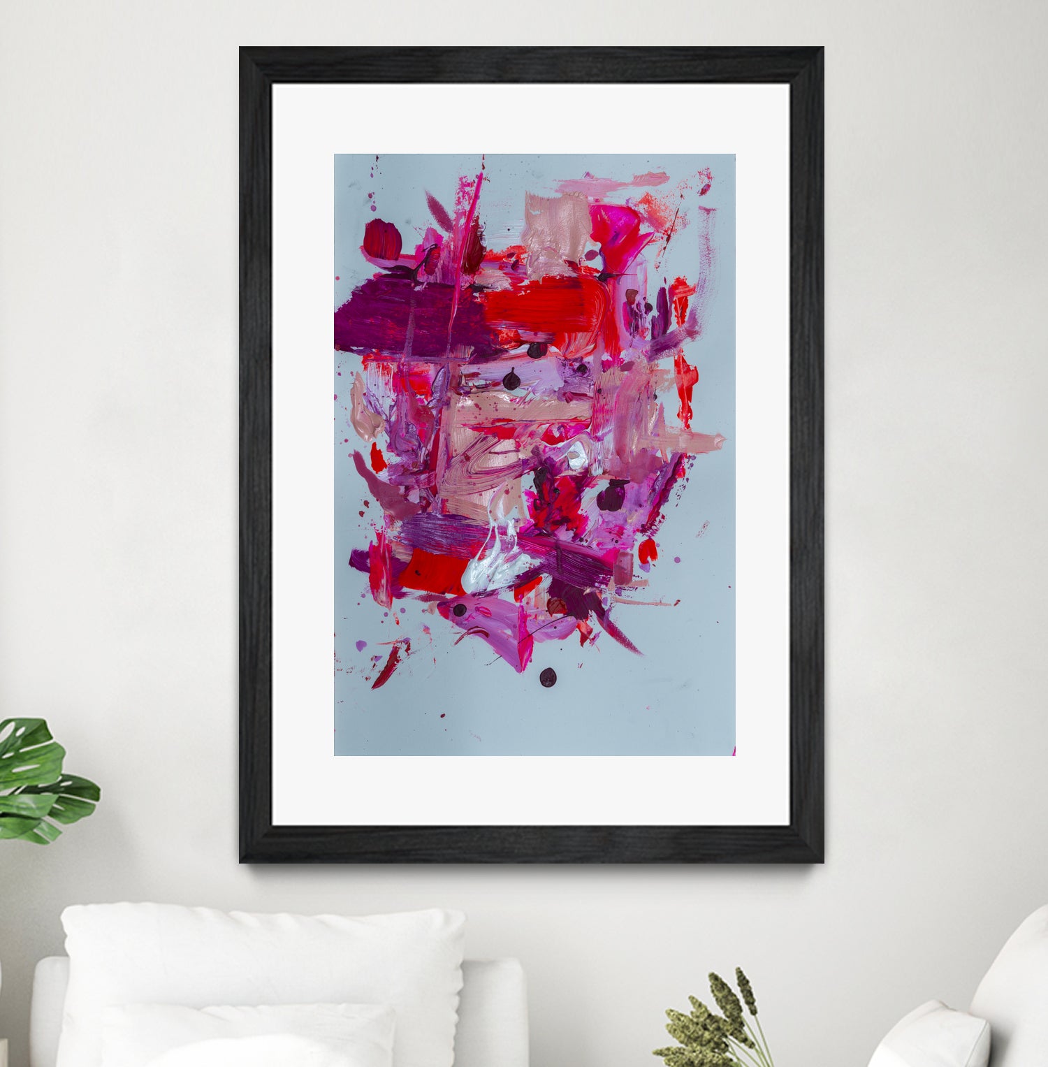 The Power of Pink by Janet London on GIANT ART - red abstract