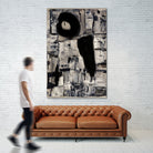 Ancient Shapes by Janet London on GIANT ART - black and white abstract